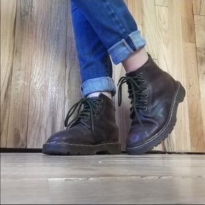 Women’s vintage Dr. Martens brown leather boots